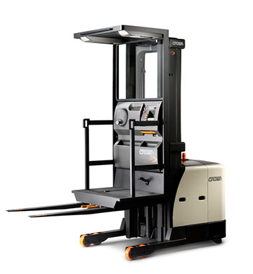 Crown SP Series Man-Up Order Picker Forklifts