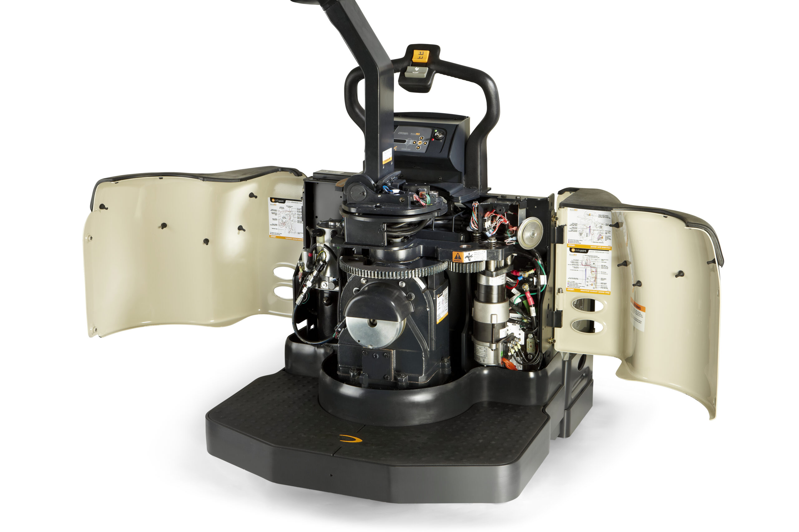 Crown PE Series Walkie Rider Pallet Trucks