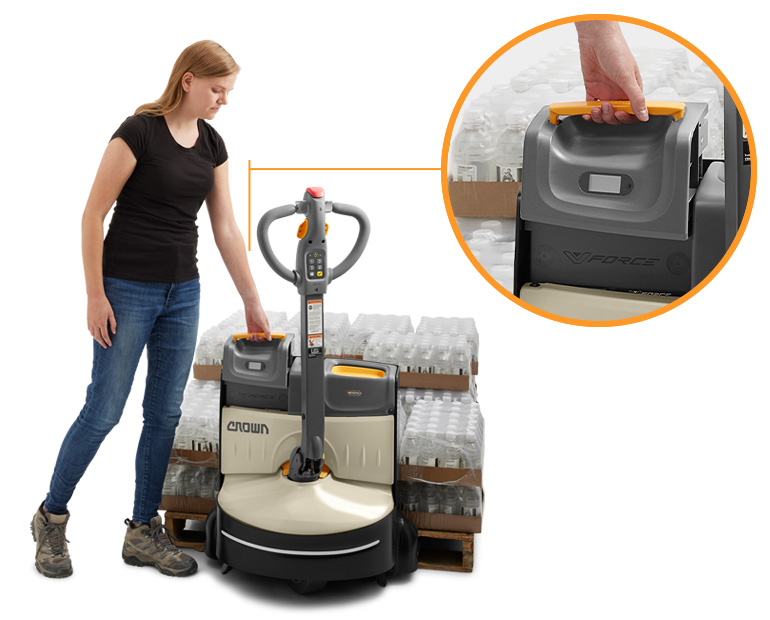 Crown WJ Series Compact Walkie Pallet Truck