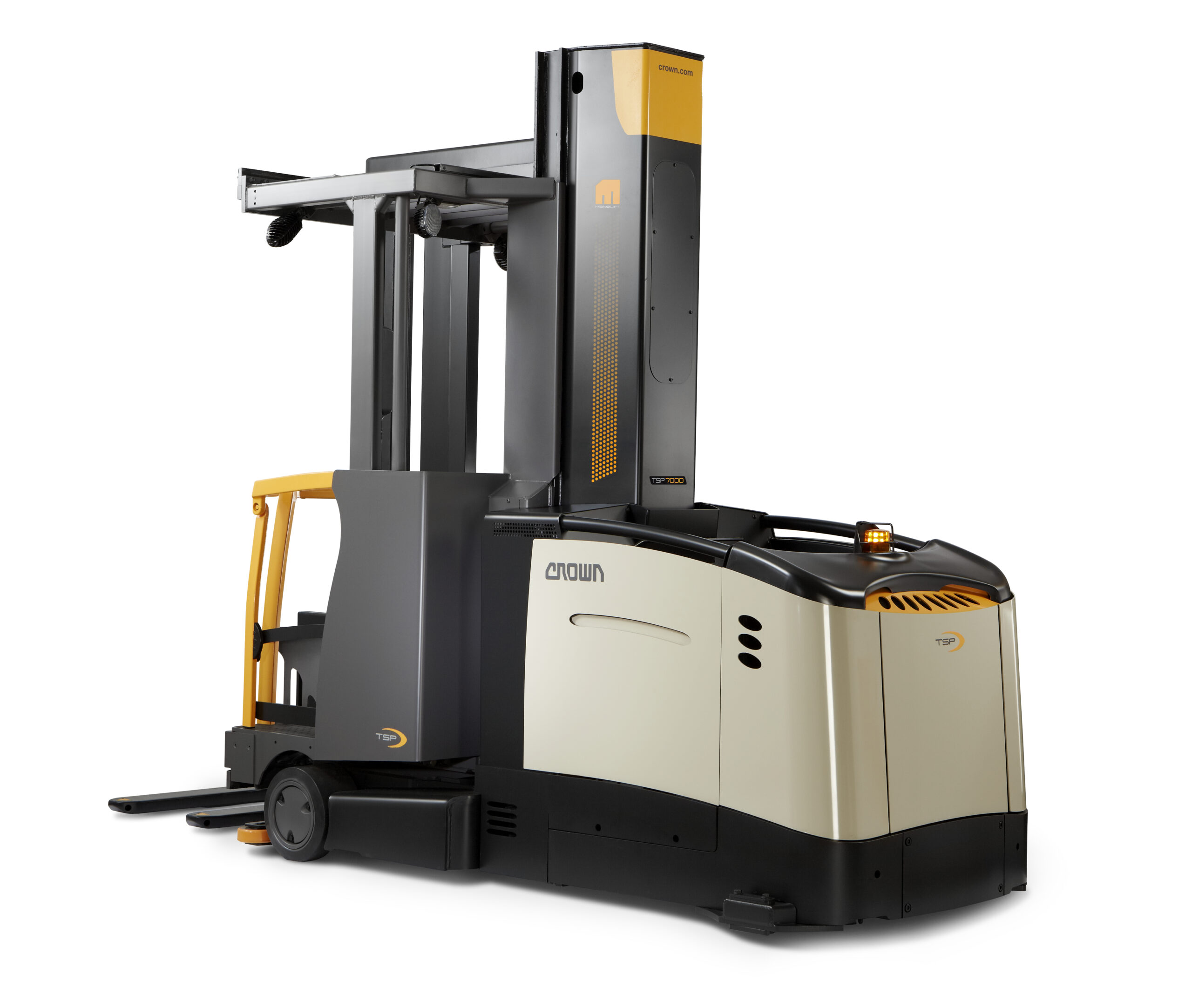 Crown TSP Series Turret Stockpicker Forklift Trucks